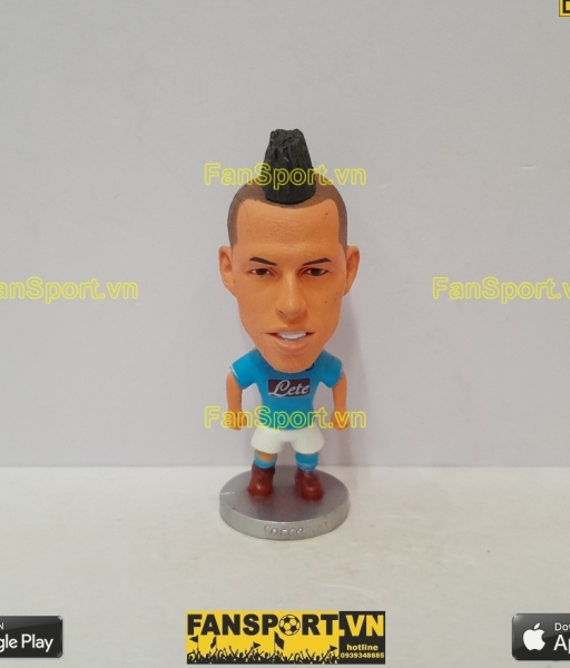 Tượng Marek Hamsik 17 Napoli 2014 2015 home blue soccerwe