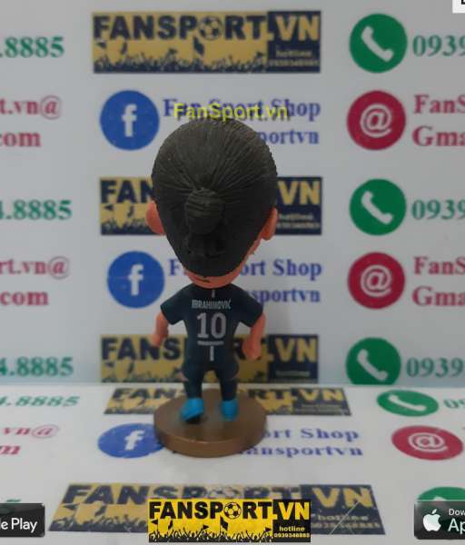 Tượng Zlatan Ibrahimovic 10 PSG 2014-2015 home kodoto soccerwe blue