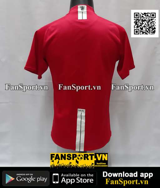 Áo đấu Manchester United 2007-2008-2009 home shirt jersey red 237924 S