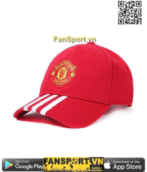 Nón Manchester United 2015 2016 home red cap hat Adidas AC5607