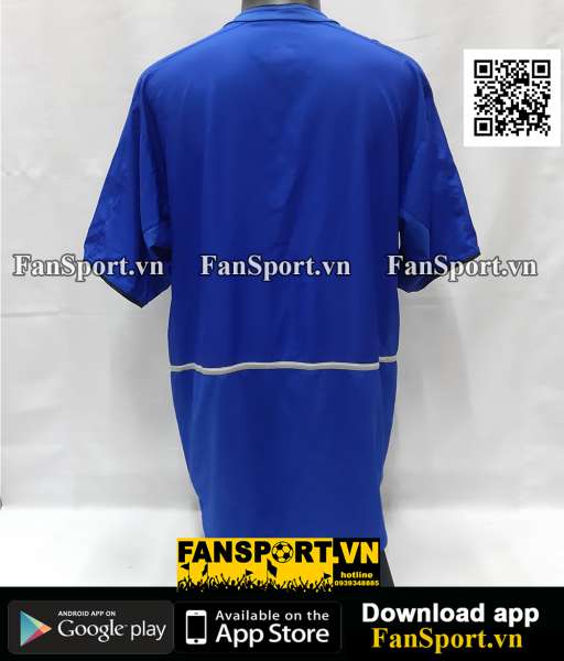 Áo đấu Manchester United 2002-2003 third shirt jersey blue 184955 Nike