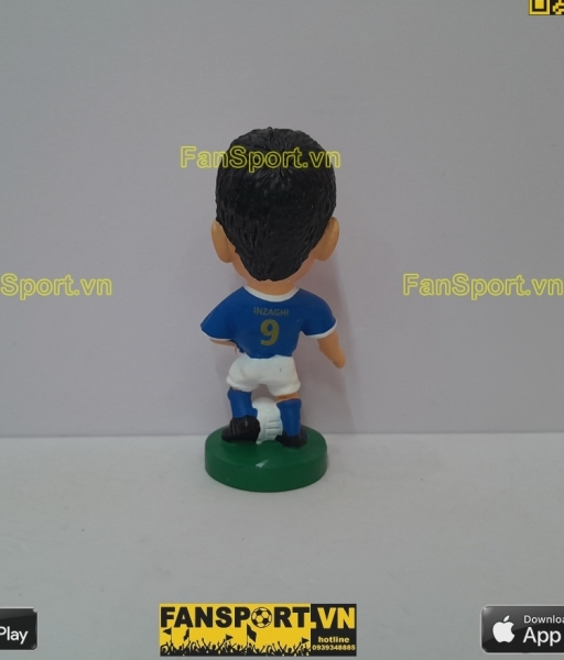 Tượng Filippo Inzaghi 9 Italy 2003 2004 home blue corinthian PRO977