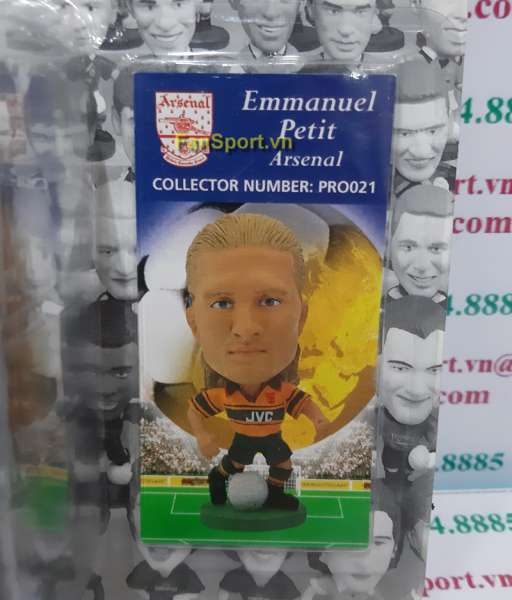 Tượng Emmanuel Petit 17 Arsenal 1997 1998 1999 away corinthian PRO021