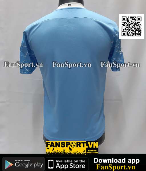 Áo Manchester City Champion League Final 2021 home shirt jersey blue