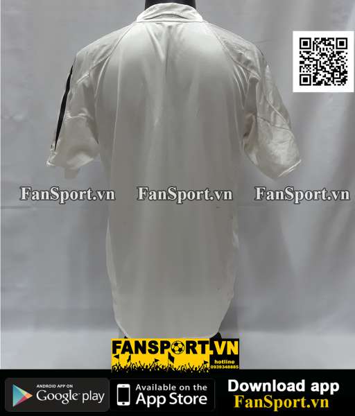 Áo đấu Real Madrid 2004-2005 home shirt jersey white 188615 Adidas