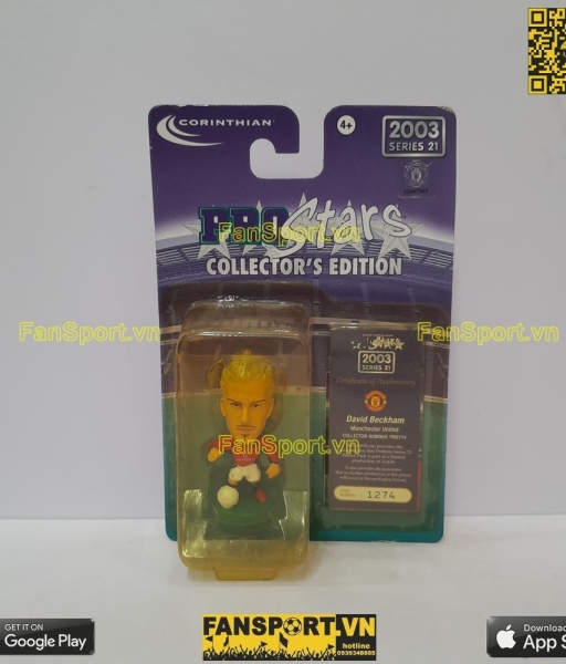 Tượng Beckham 7 Manchester United 2002-2003 home corinthian PRO774