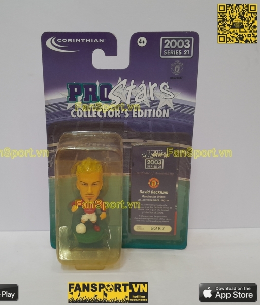 Tượng Beckham 7 Manchester United 2002-2003 home corinthian PRO774