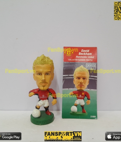 Tượng Beckham 7 Manchester United 2002-2003 home corinthian PRO774