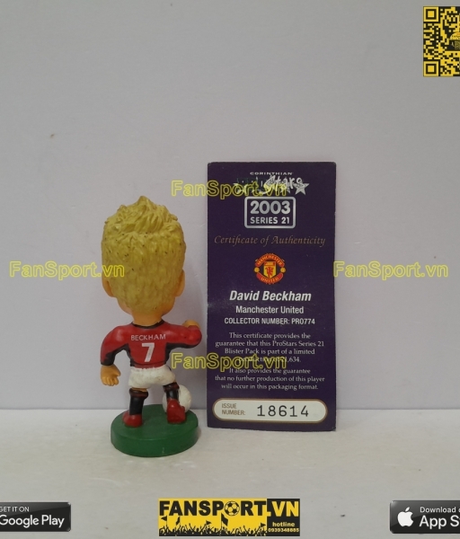 Tượng Beckham 7 Manchester United 2002-2003 home corinthian PRO774