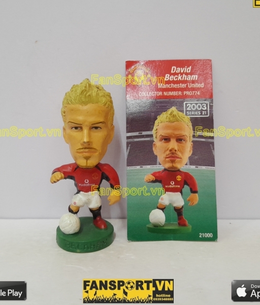 Tượng Beckham 7 Manchester United 2002-2003 home corinthian PRO774