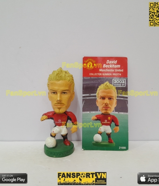 Tượng Beckham 7 Manchester United 2002-2003 home corinthian PRO774