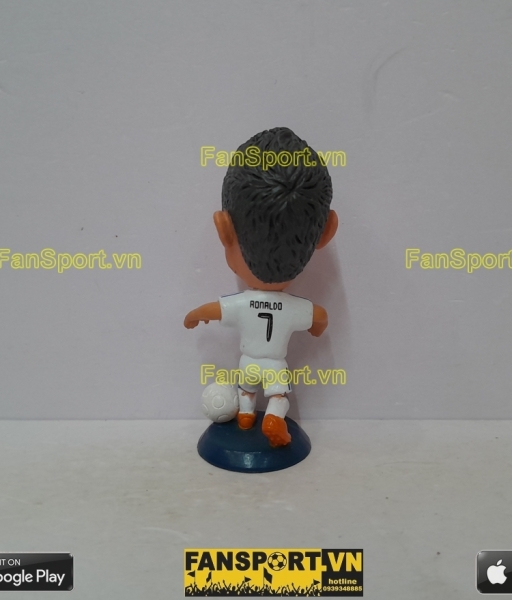 Tượng Cristiano Ronaldo 7 Real Madrid 2010 2011 home white kodoto CR7