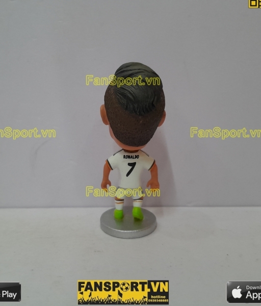 Tượng Cristiano Ronaldo 7 Real Madrid 2013 2014 home white kodoto CR7