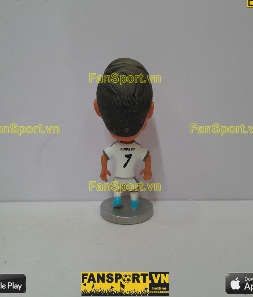 Tượng Cristiano Ronaldo 7 Real Madrid 2013 2014 home white kodoto CR7