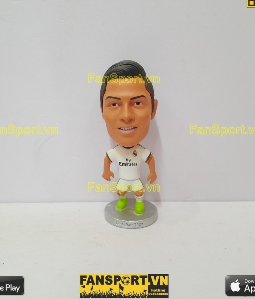 Tượng Cristiano Ronaldo 7 Real Madrid 2013 2014 home white kodoto CR7