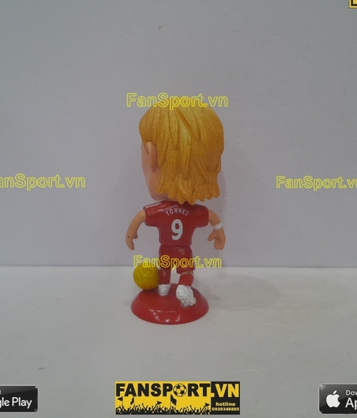 Tượng mô hình Fernando Torres 9 Liverpool 2010 2011 home red kodoto