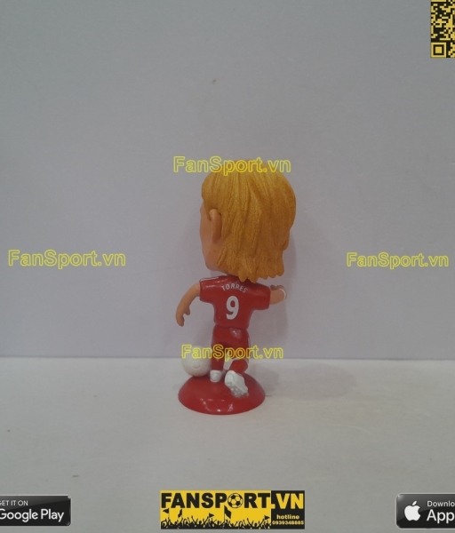Tượng mô hình Fernando Torres 9 Liverpool 2010 2011 home red kodoto