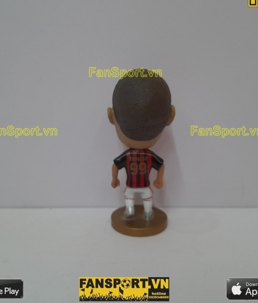 Tượng Ronaldo 99 AC Milan 2006-2007 home red black kodoto