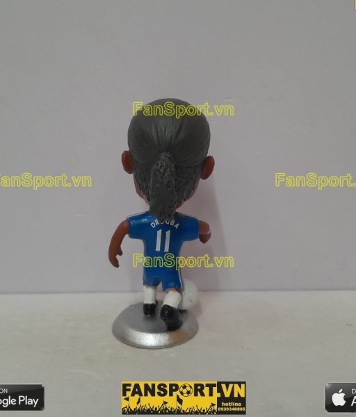 Tượng Didier Drogba 11 Chelsea 2010-2011 home blue kodoto ball
