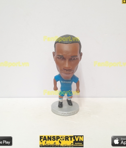 Tượng Didier Drogba 11 Chelsea 2014-2015 home blue kodoto