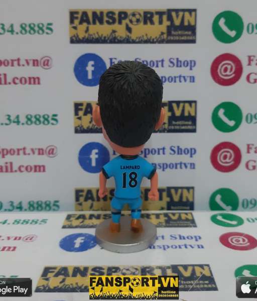 Tượng Frank Lampard 18 Manchester City 2014 2015 home blue kodoto