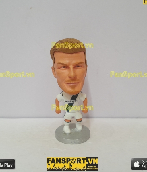 Tượng David Beckham 7 Galaxy 2012-2013 home white soccerwe
