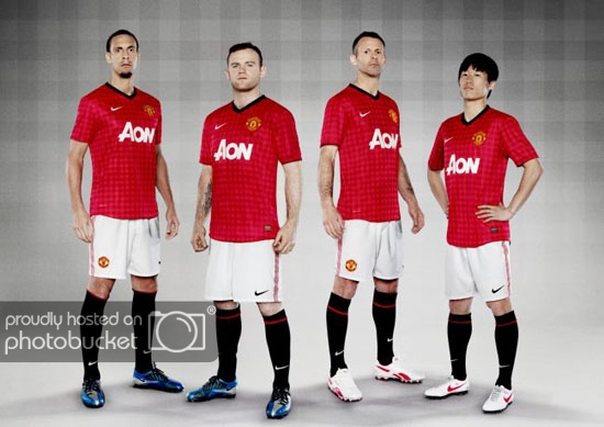Khung áo Manchester United 2012-2013 shirt jersey frame canvas 479266
