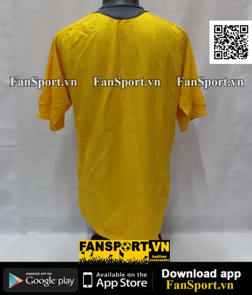 Áo đấu Arsenal 2005-2006 away shirt jersey yellow 195581 Nike