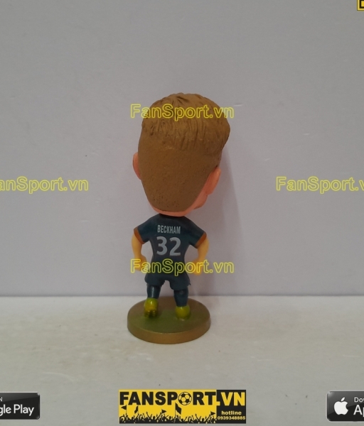 Tượng cầu thủ David Beckham 32 PSG 2013-2014 home blue soccerwe
