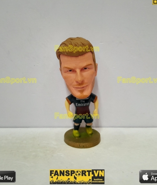 Tượng cầu thủ David Beckham 32 PSG 2013-2014 home blue soccerwe