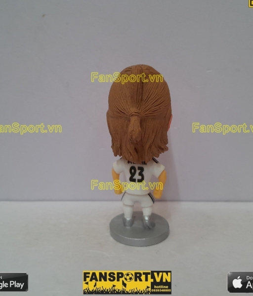 Tượng David Beckham 7 Real Madrid 2004-2005 home white soccerwe