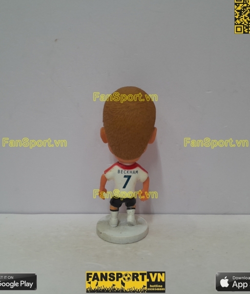 Tượng David Beckham 7 England 2003 2004 2005 home white kodoto