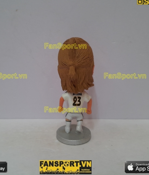 Tượng David Beckham 7 Real Madrid 2004-2005 home white kodoto