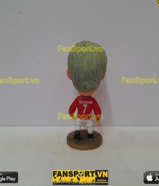 Tượng Beckham 7 Manchester United 1997 1998 1999 2000 home socccerwe