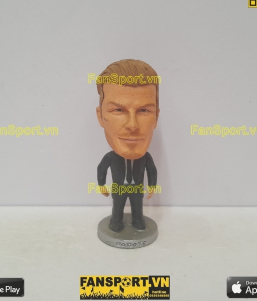 Tượng cầu thủ bóng đá David Beckham black vest kodoto