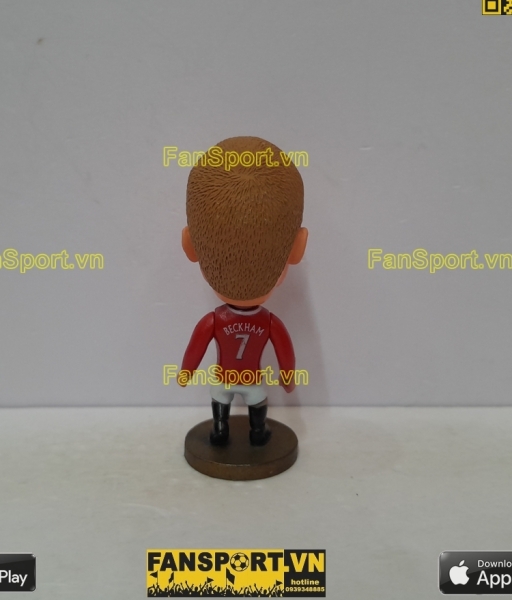 Tượng David Beckham 7 Manchester United 2000 2001 2002 home red kodoto