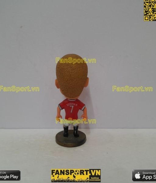 Tượng David Beckham 7 Manchester United 2000 2001 2002 home red kodoto