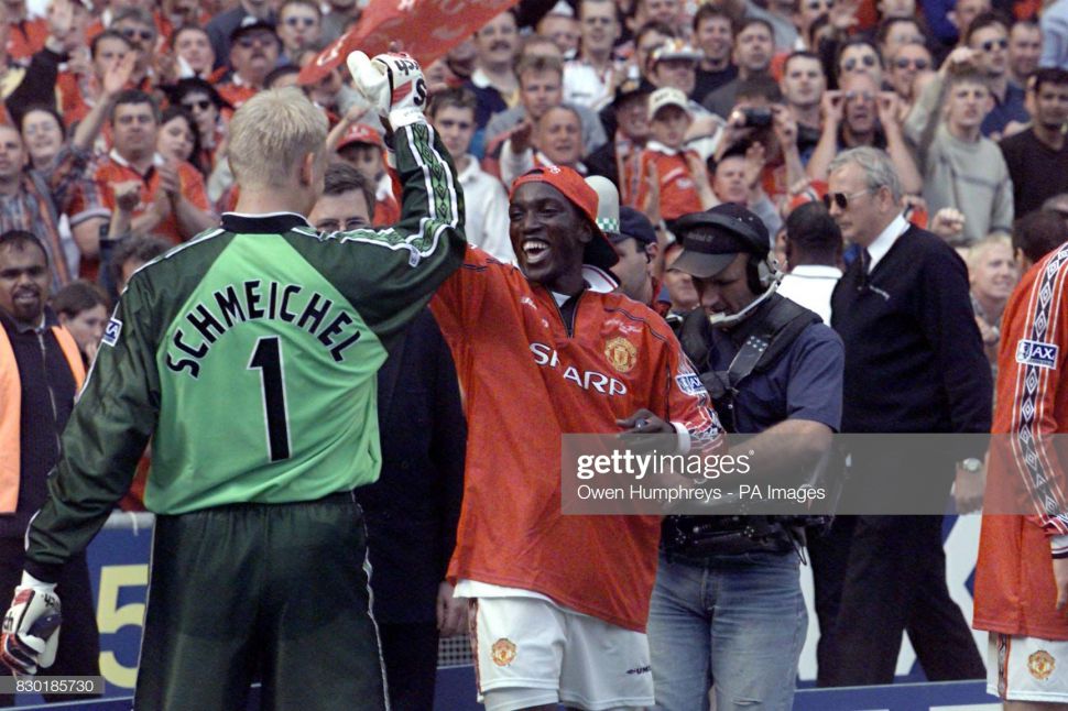 Áo Schmeichel 1 Manchester United FA Cup Final 1999 shirt goalkeeper