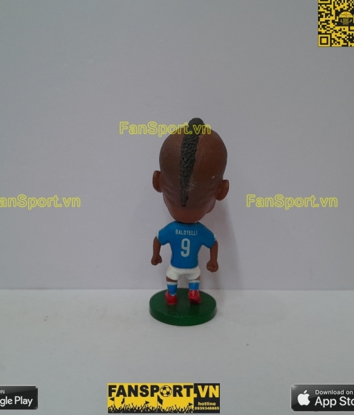 Tượng Mario Balotelli 9 Itay 2014 2015 2016 home blue kodoto