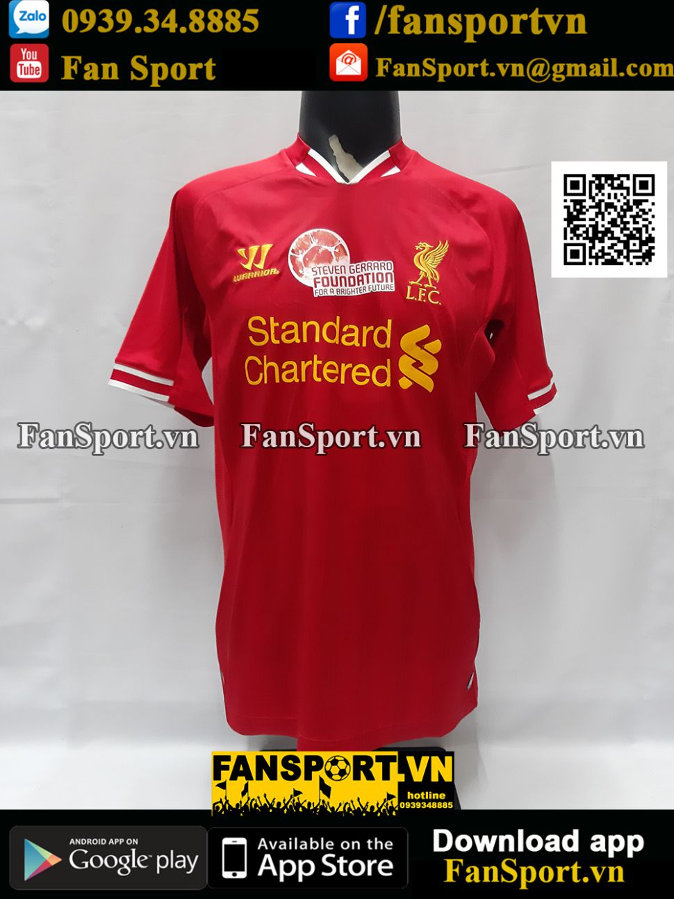 Áo Gerrard 8 Liverpool testimonial 2013 home shirt jersey 2014