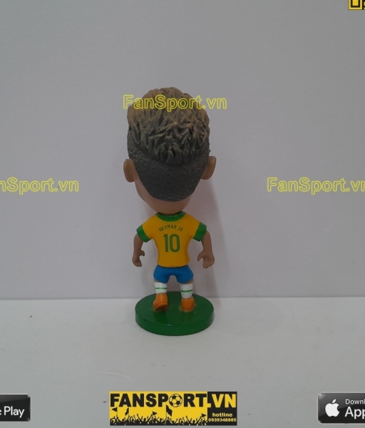 Tượng Neymar 10 Brazil 2013-2014 home yellow kodoto