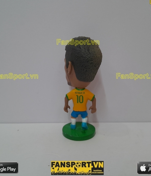 Tượng Neymar 10 Brazil 2014 2015 2016 home yellow vàng kodoto