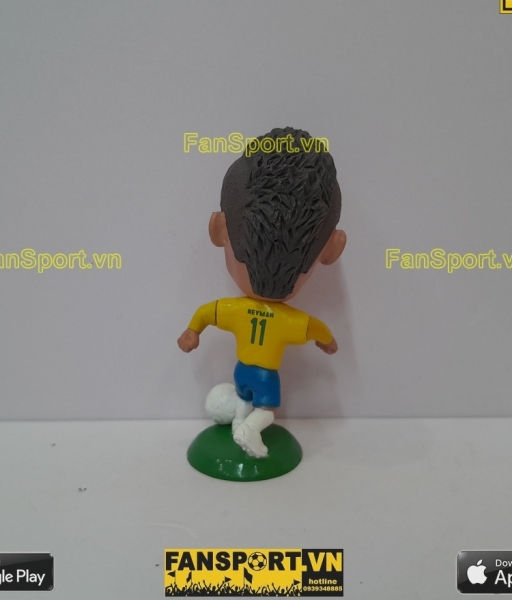 Tượng Neymar 11 Brazil 2011-2012 home kodoto long slevess