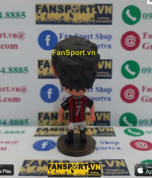 Tượng Alexandre Pato 7 AC Milan 2009-2010 home red kodoto