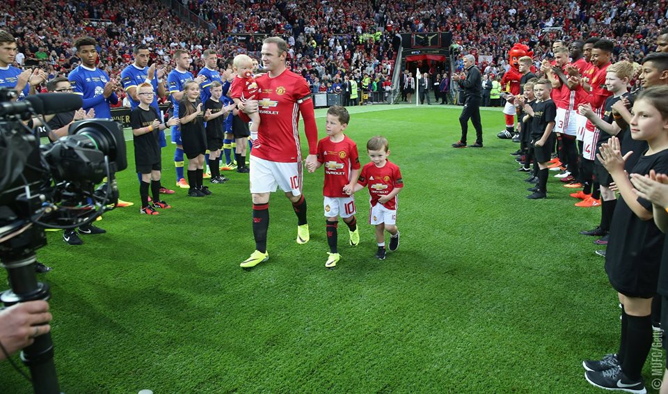 Programme Wayne Rooney Testimonial Manchester United 2016 Everton