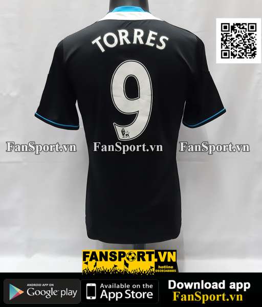 Áo đấu Torres 9 Chelsea 2011 2012 away shirt jersey V13911 Adidas