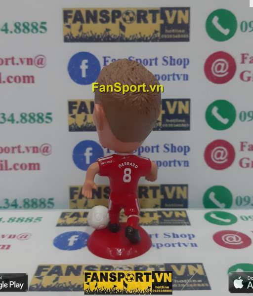 Tượng Steven Gerrard 8 Liverpool 2008 2009 2010 home red kodoto