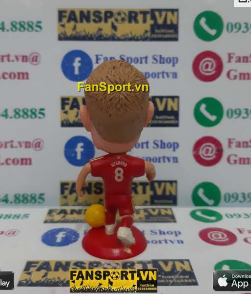 Tượng Steven Gerrard 8 Liverpool 2010 2011 2012 home red kodoto