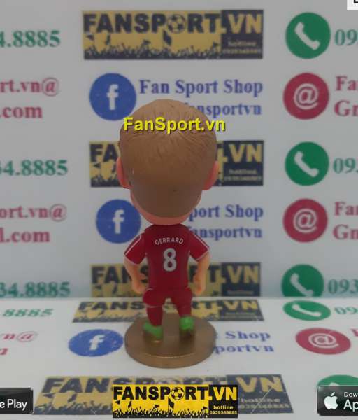 Tượng Steven Gerrard 8 Liverpool 2014-2015 home red soccerwe
