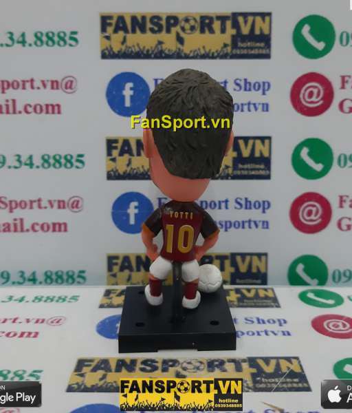 Tượng Francesco Totti 10 AS Roma 2015 2016 home brown soccerwe plus